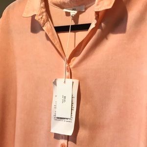BLL New York cap sleeved blouse in Coral L NWT